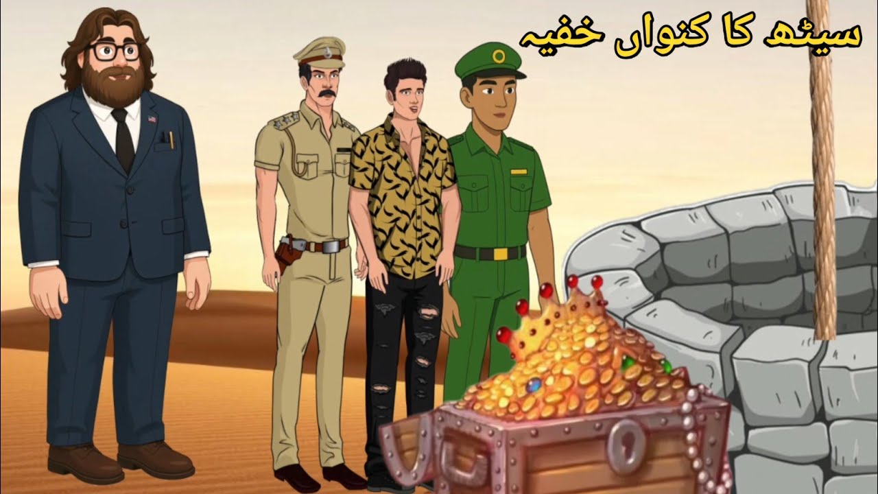 The Secret Well Of Seth/Seth ka kanwan khofiya/सेठ का गुप्त कुआँ//Urdu story#Hindi story#moral story