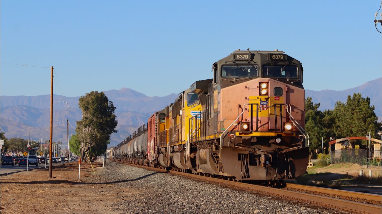 Chasing UP 6379 (SP) on point of LOF66 in Oxnard/Camarillo on 10/28/2025