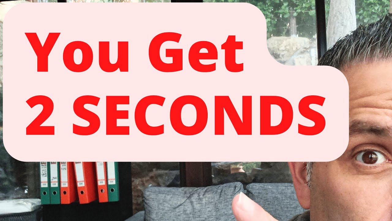 You Get 2 SECONDS...Let Me Make This EASY For You