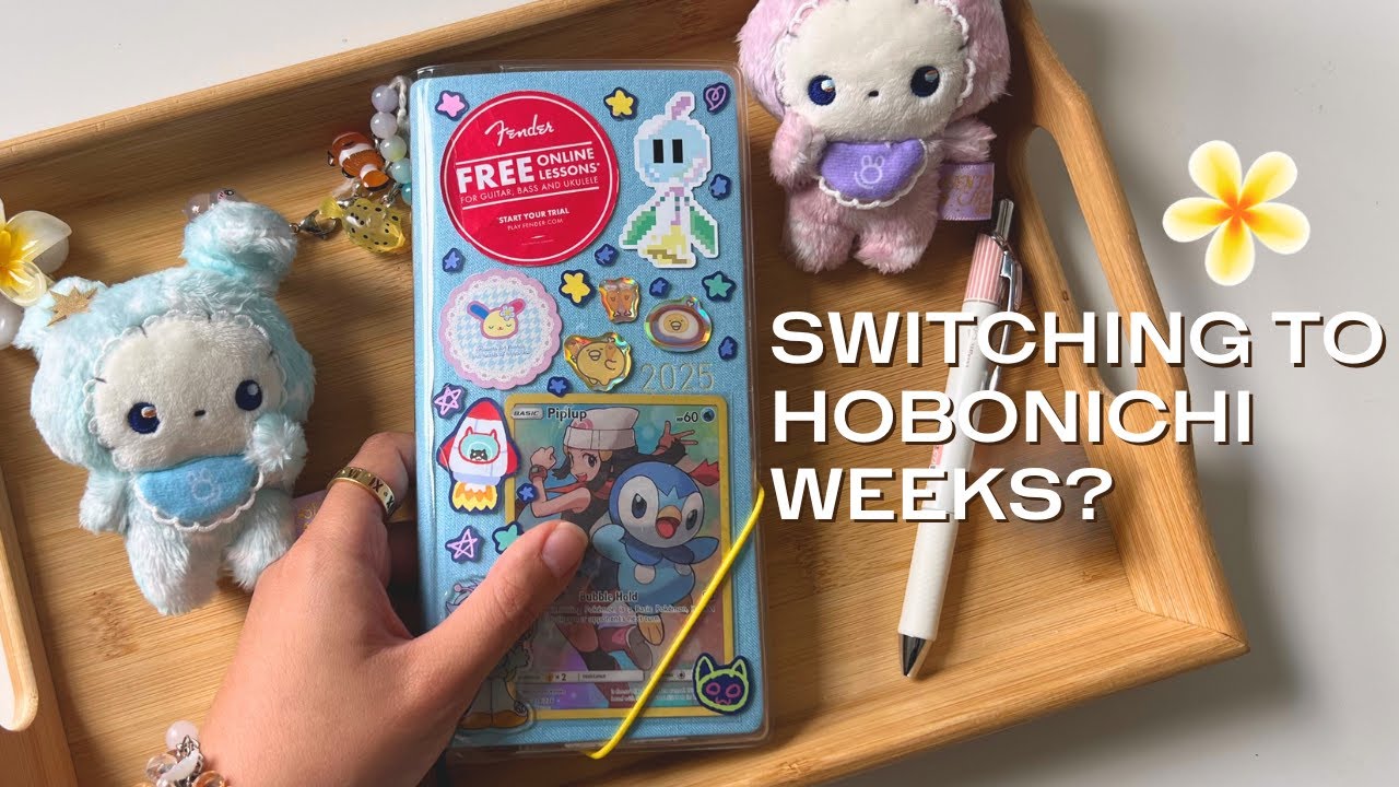 How to Hobonichi Weeks .☘︎ ݁˖  system ideas, deco and journal favourites with me