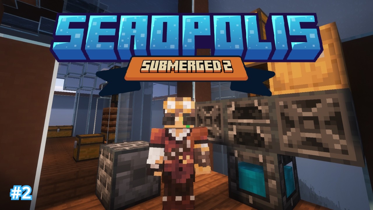 I Started Casting METALS! #2 | Minecraft Seaopolis Submerged 2