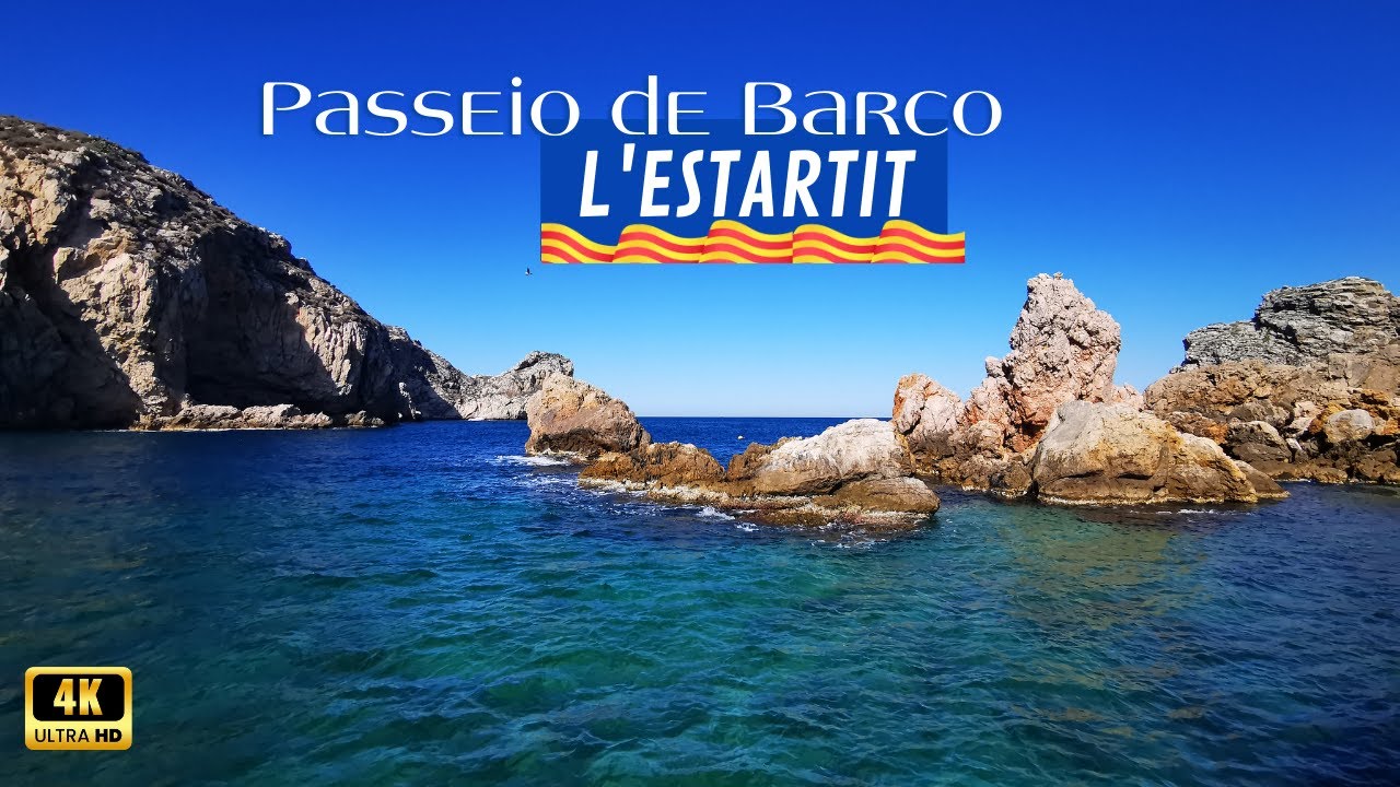 L'Estartit passeio de Barco - Costa Brava (4K UHD)