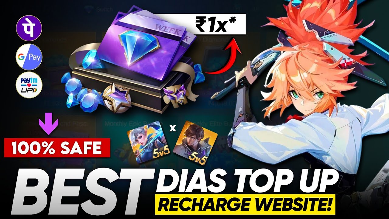 BEST MOBILE LEGENDS DIAMONDS RECHARGE WEBSITE | 100% SAFE TOP UP GUIDE