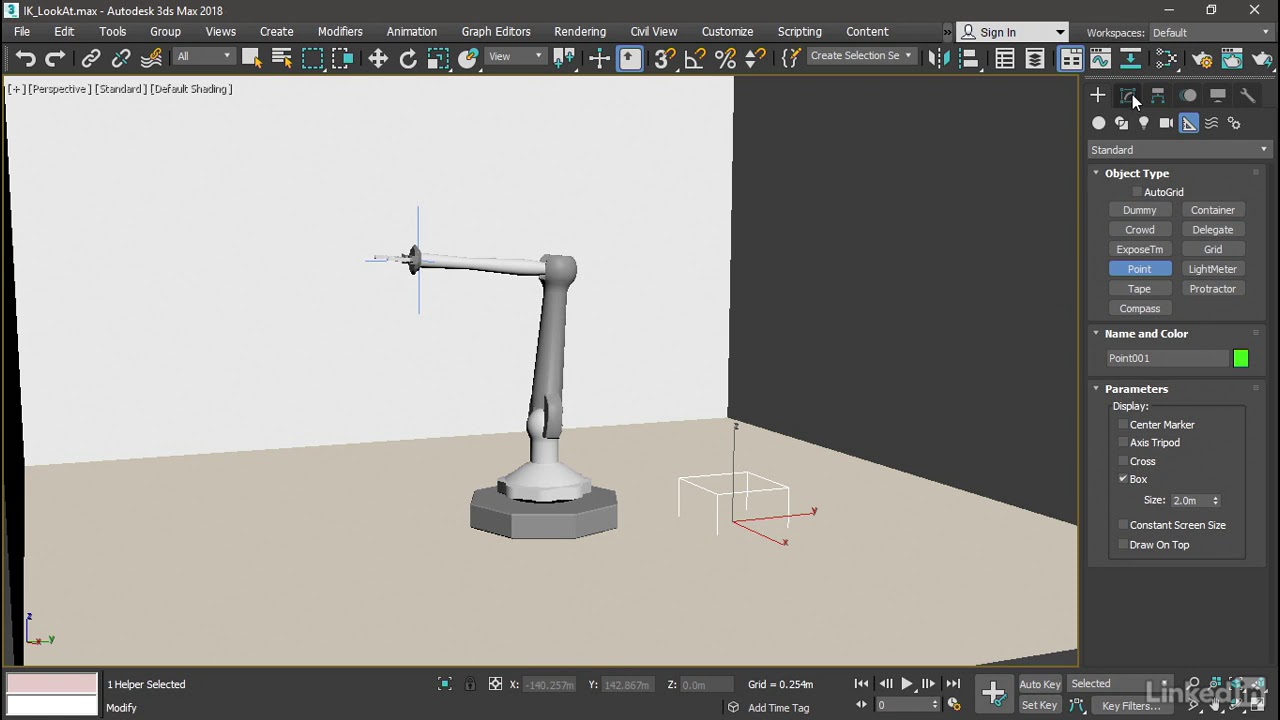 06 Mechanical rigging with IK and the LookAt controller