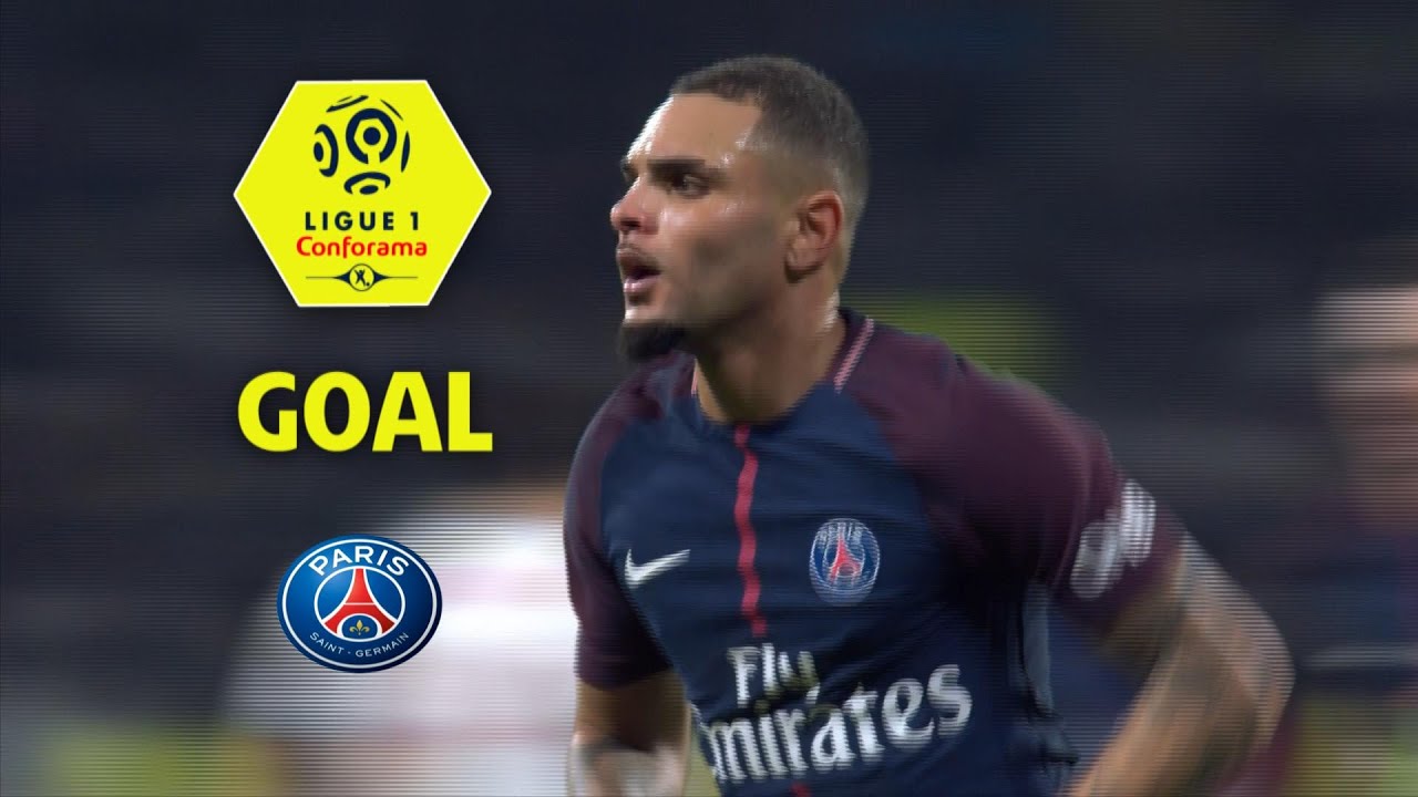 Goal Layvin KURZAWA (45' +3) / Olympique Lyonnais - Paris Saint-Germain (2-1) / 2017-18