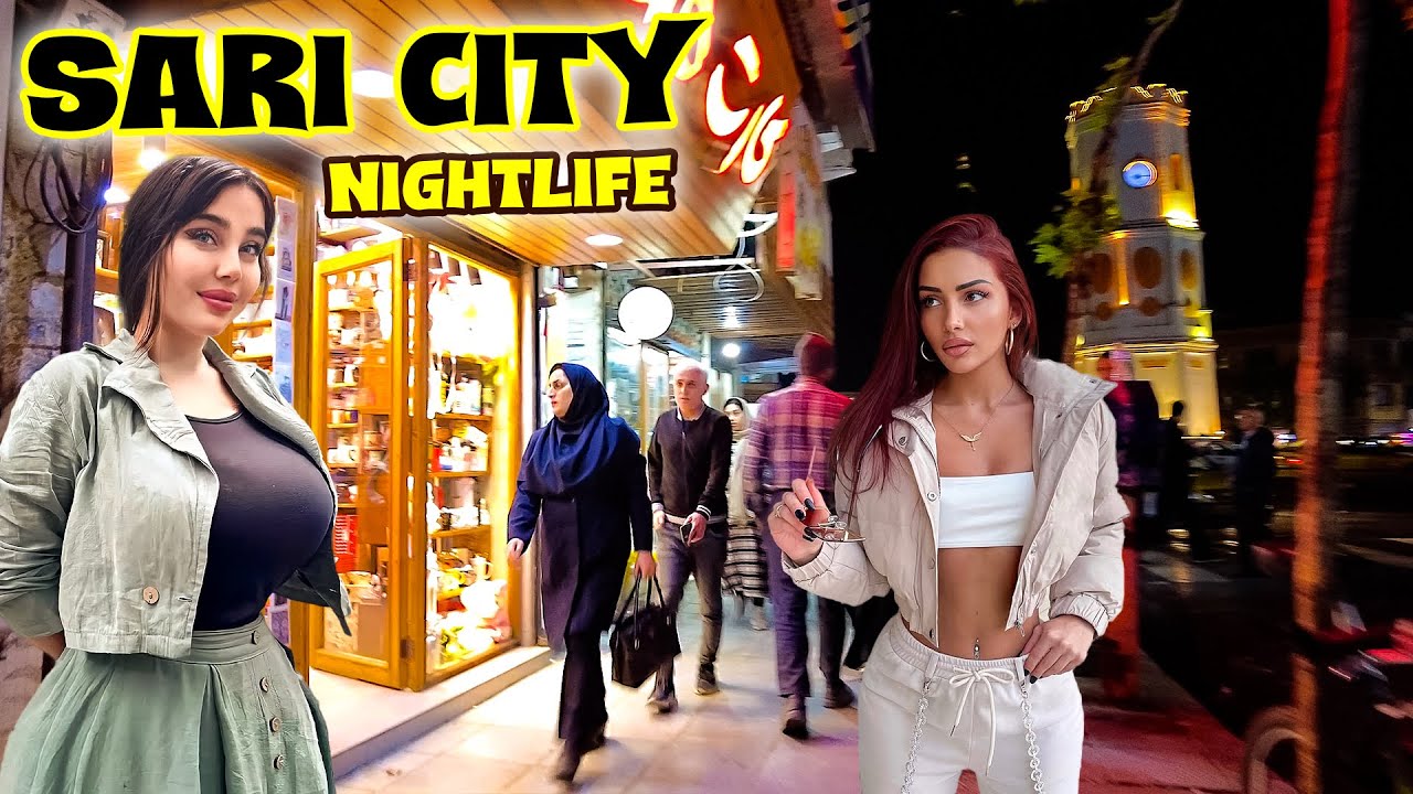 Iran’s Hidden Gem: Night Walk Around Sari’s Historic Clock Tower
