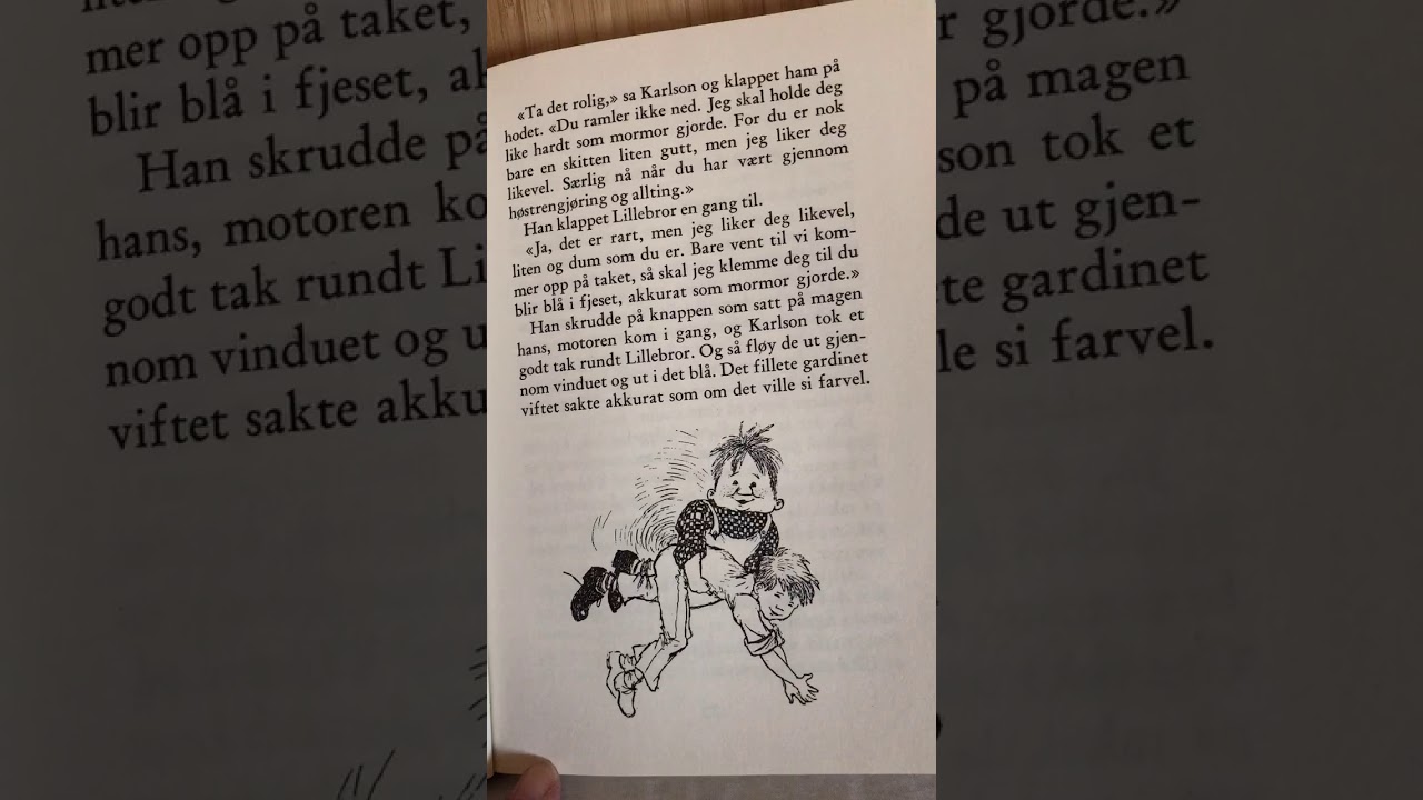 Karlson på taket - Bestemor leser - 1 (slutten)