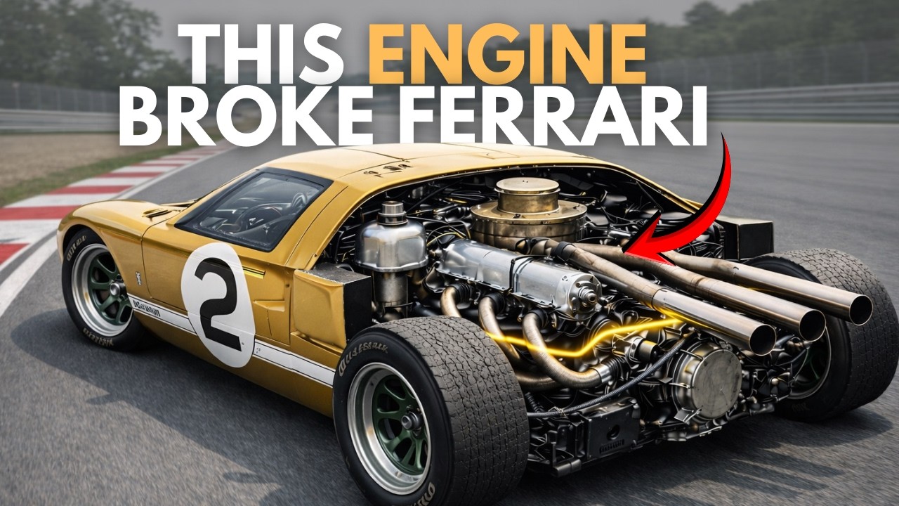 Why This Ford Engine Terrified Every Ferrari Driver! #lemans #ford #ferrari