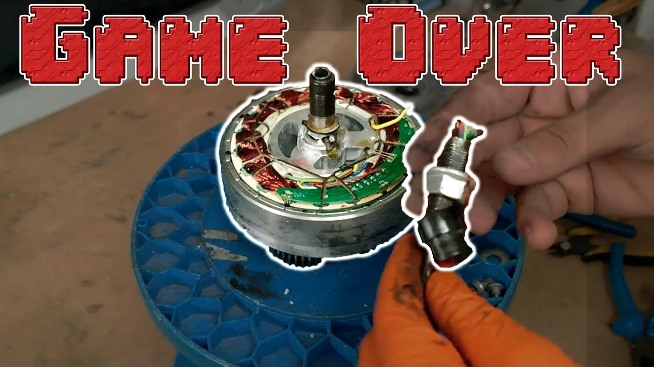 Broken Hub Motor Axle ( Axle and Hall Sensors Repair )