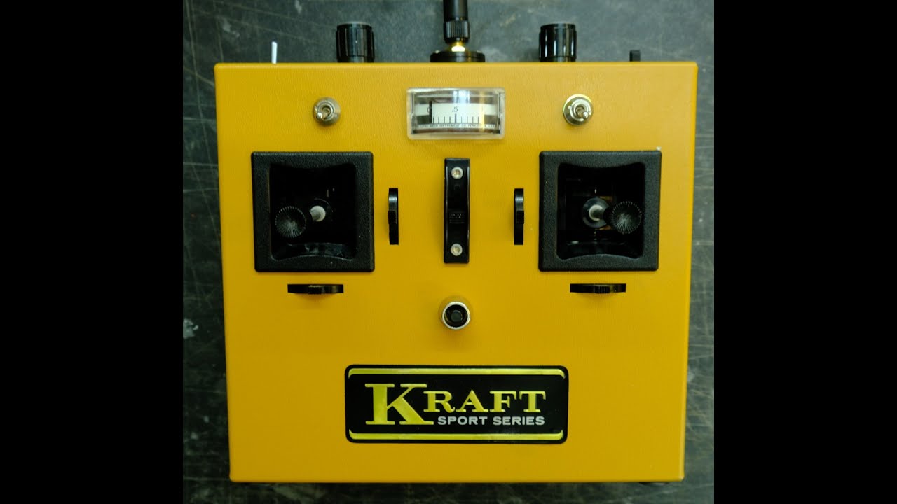 Restomod of Kraft Sport Series RC transmitter