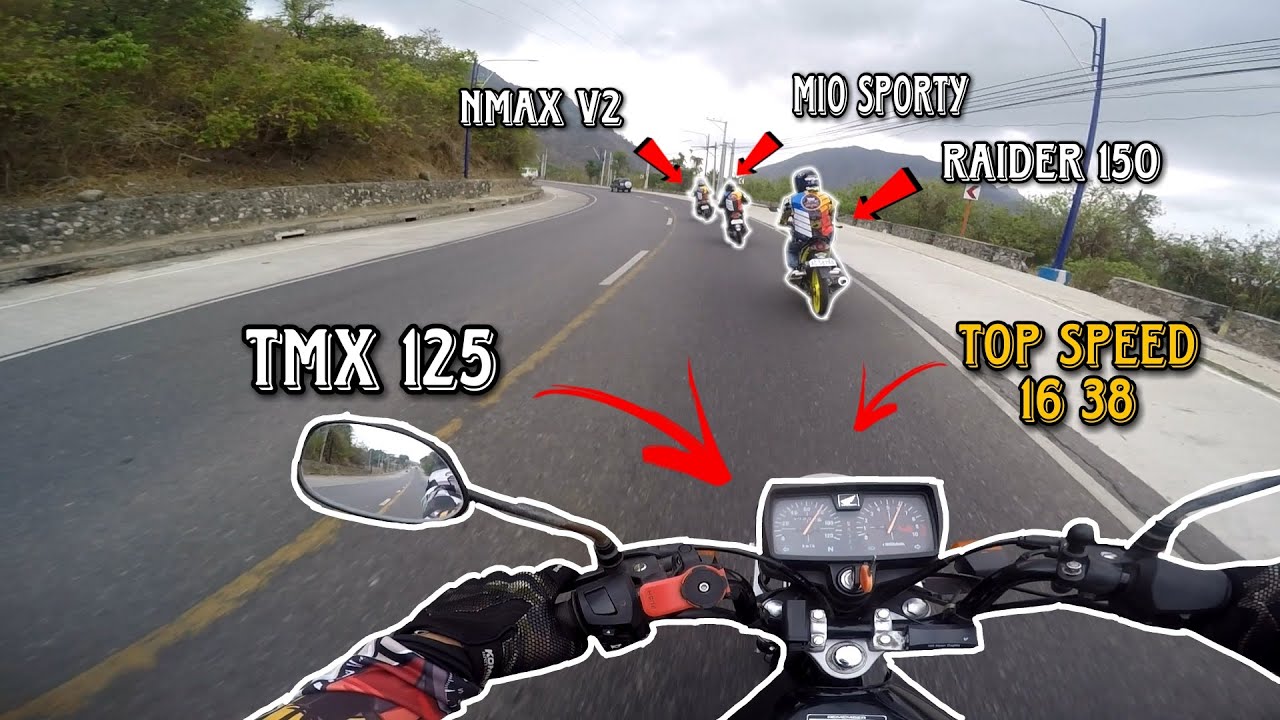 Nakipagsabayan tmx 125 all stock 16 38..