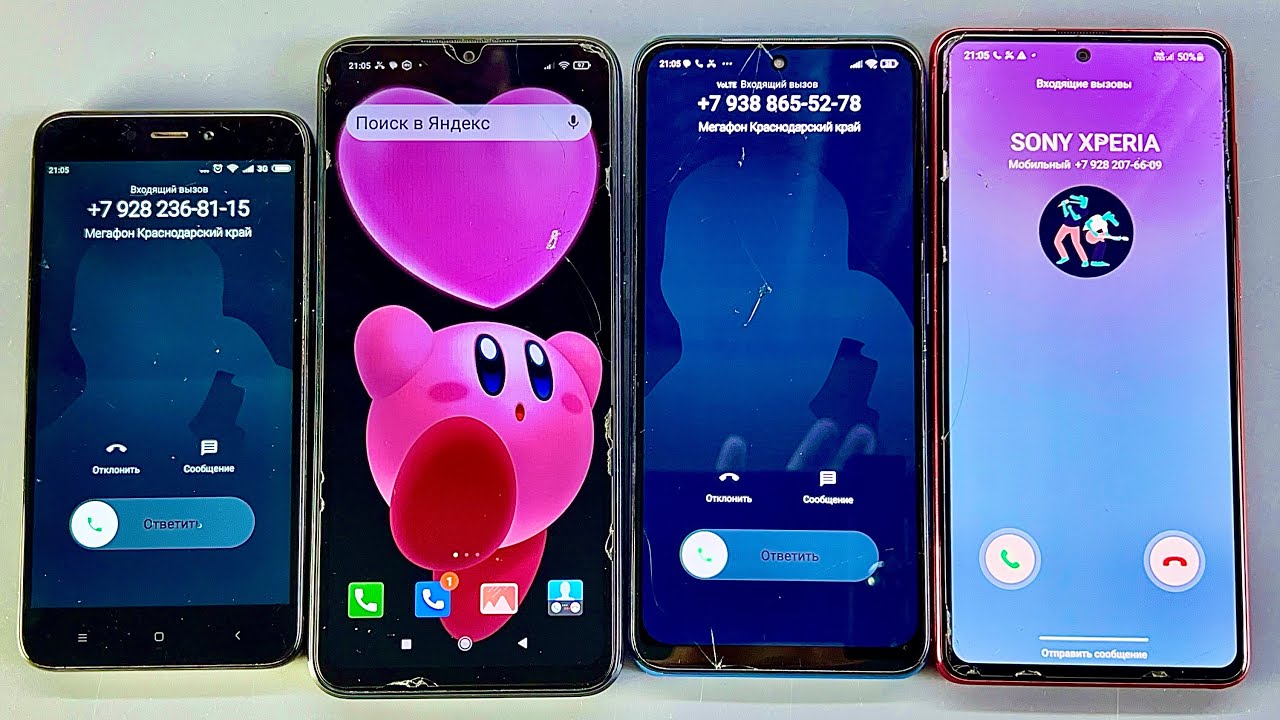 Incoming call & XIAOMI REDMI 4X& Redmi 9C NFC & Redmi Note 10S & Samsung Note 10