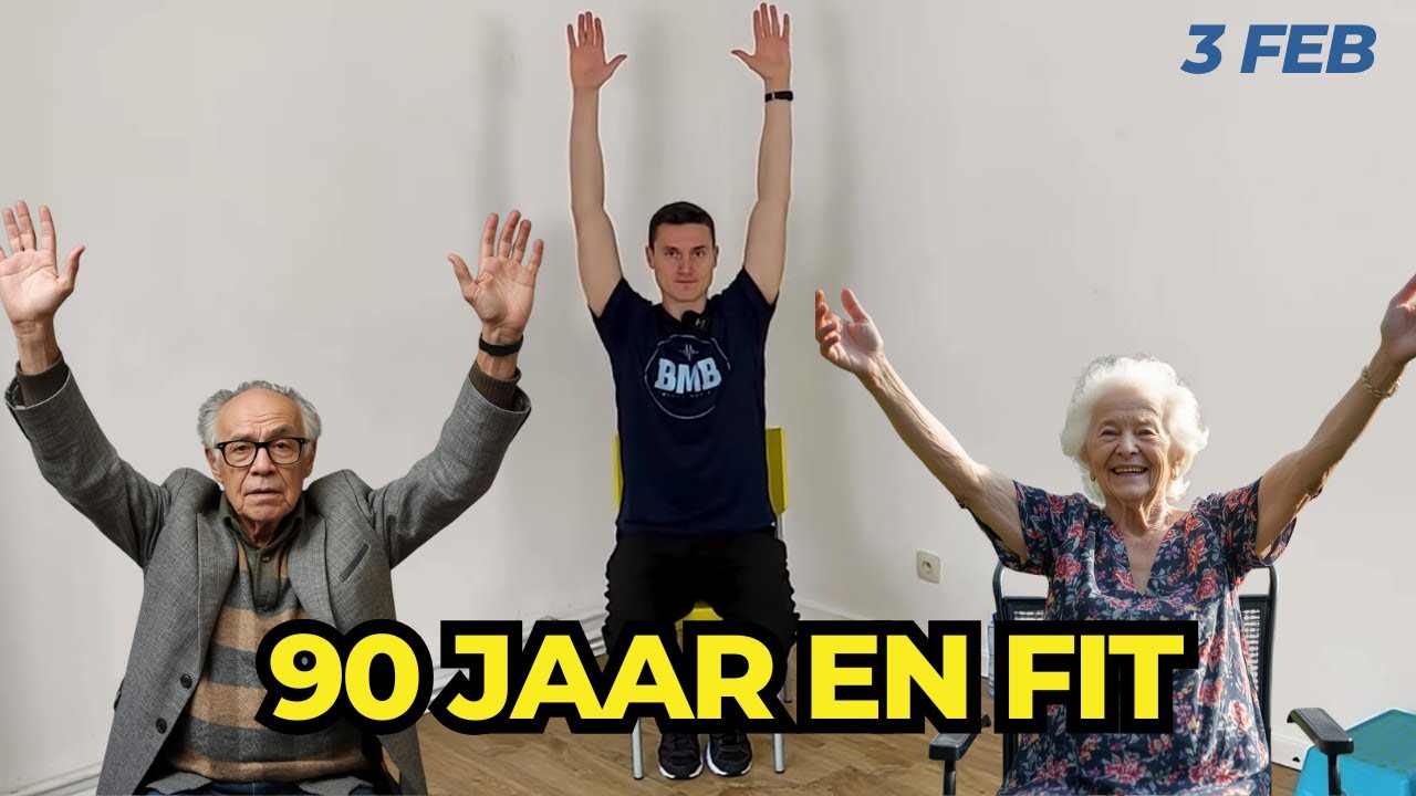 Elke dag 10 minuten spieren trainen: ook voor wie 90 is, zou dit moeten doen! (Zittende training)