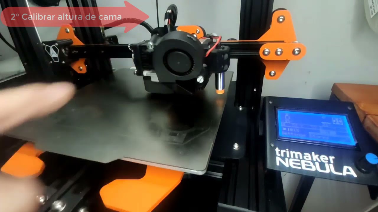 Calibracion de cama con inductivo para Trimaker Nebula Plus