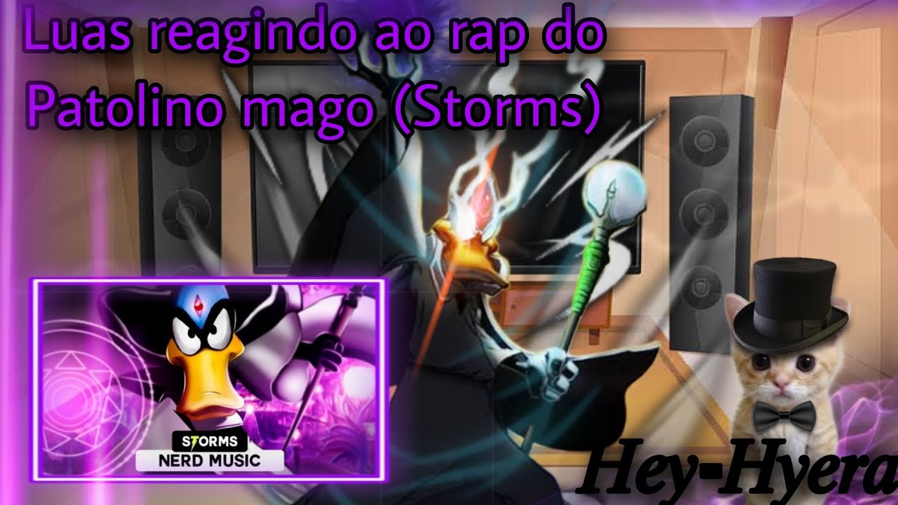 Os Luas superiores + Muzan reagindo ao rap do Patolino| Eu sou o mago(Looney tunes) storms