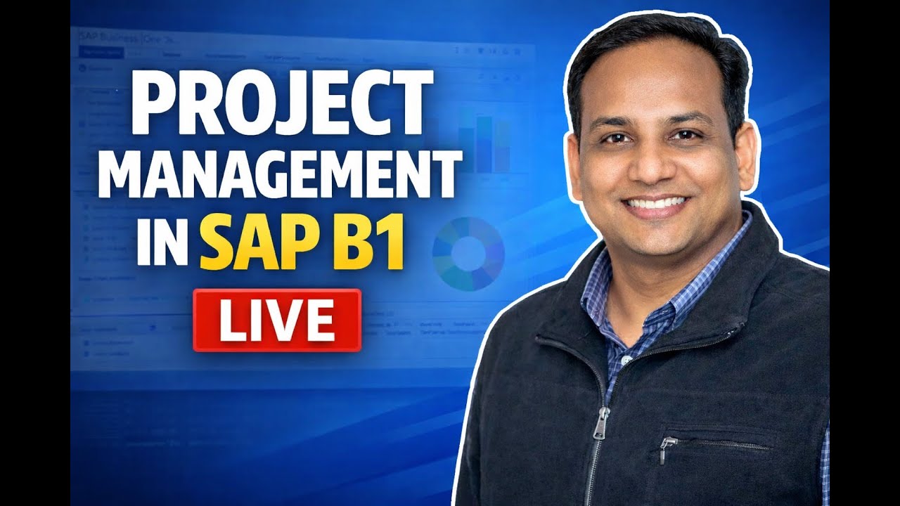 How to Manage Projects in SAP Business One || S-265