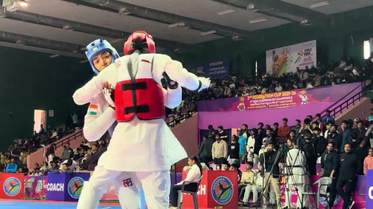 Vaishnavi 🔵 vs Zoya Khan 🔴Open Selection Trails for 20th Asian Games 