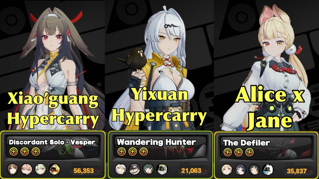NEW Deadly Assault | M2 Ye Shunguang x M0W1 Yixuan x M6 Alice | Zenless Zone Zero