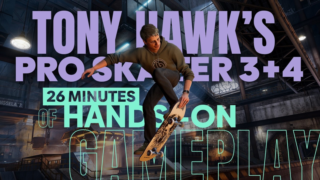 26 Minutes of Tony Hawk's Pro Skater 3 + 4 Gameplay