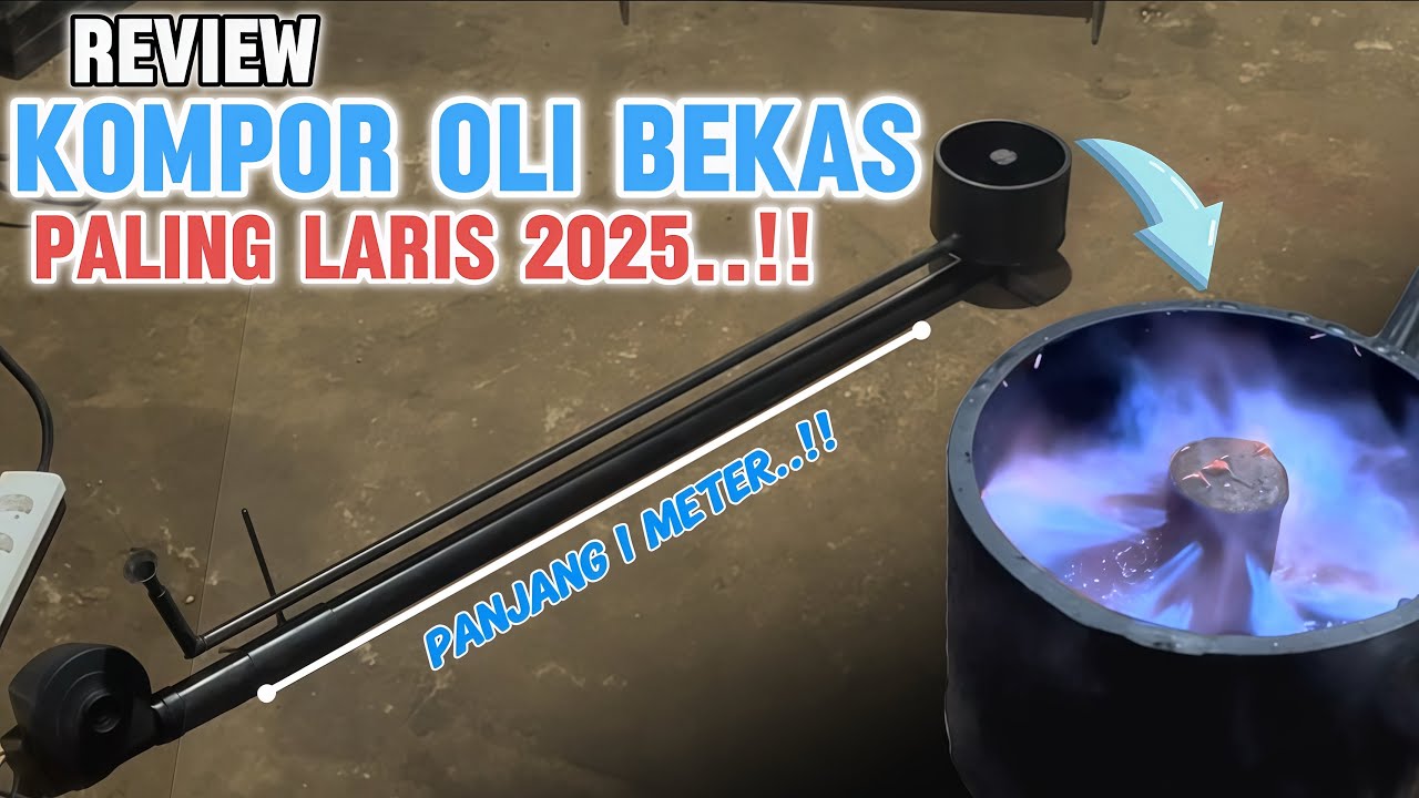 Banyak yang belum tau..!! KOMPOR OLI BEKAS bisa sebiru ini..!! Dan ini cara settingnya..!!