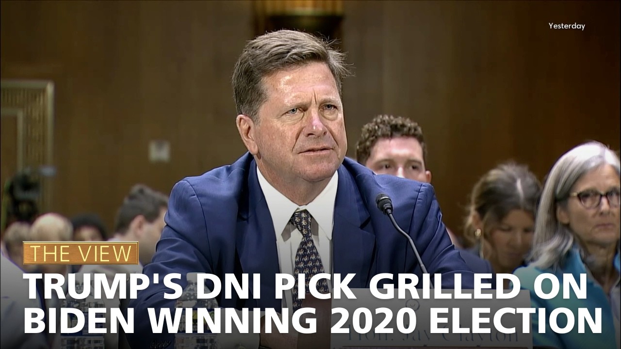 Trump's DNI Pick Grilled On Biden Winning 2020 Election | The View