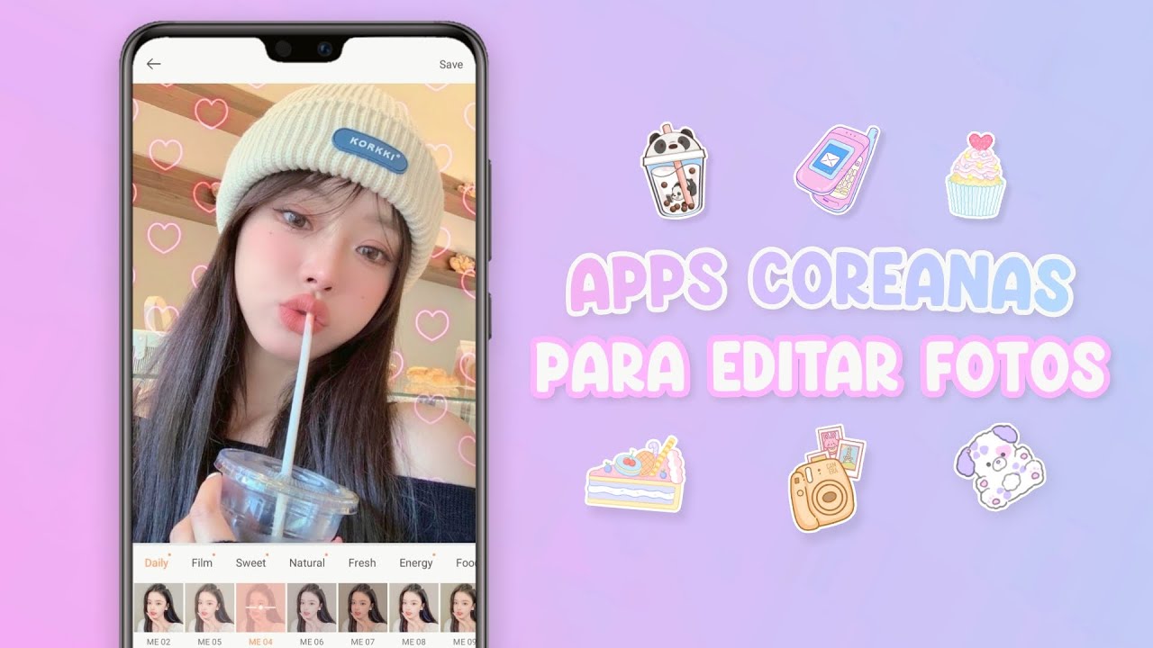 APPS COREANAS PARA EDITAR FOTOS EN TU CELULAR (Android & iOS) 🍦