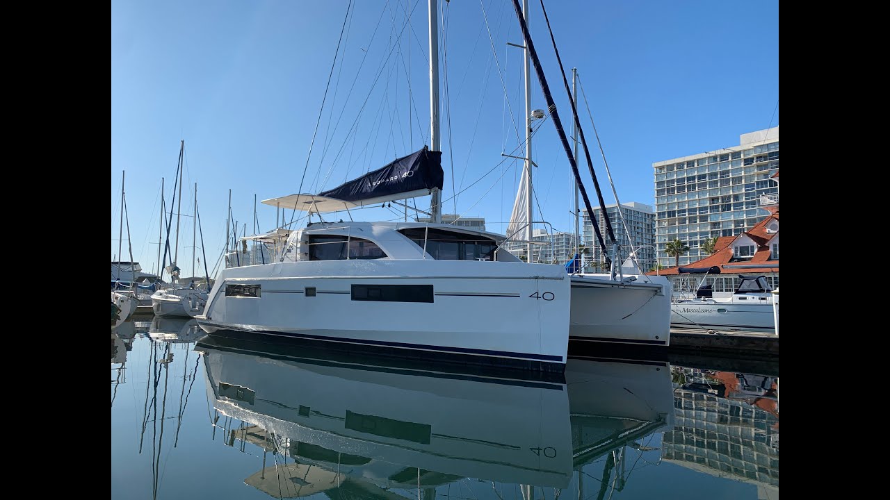 New to the market a 2015 40' Leopard Sailing Catamaran Sailboat for sale for sale By: Ian Van Tuyl