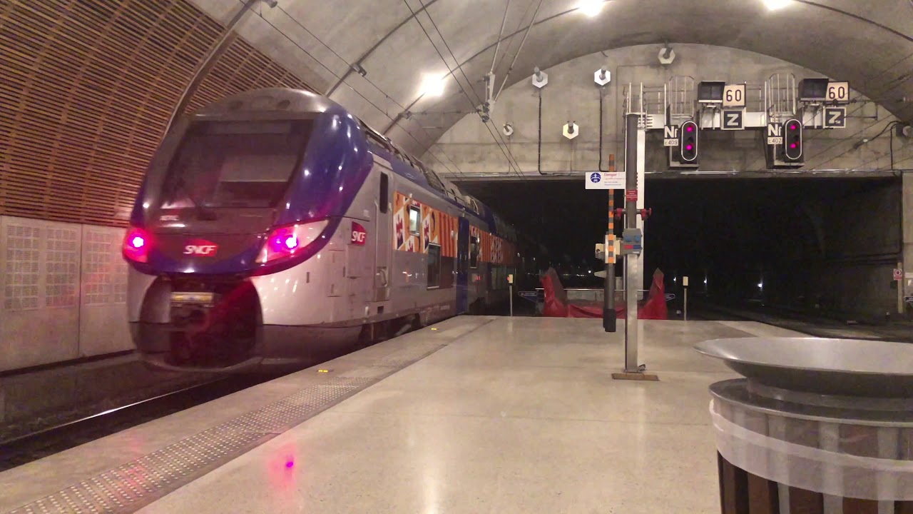 Spot ferroviaire du vendredi 25 et samedi 26 janvier 2019 à Monaco (4K)