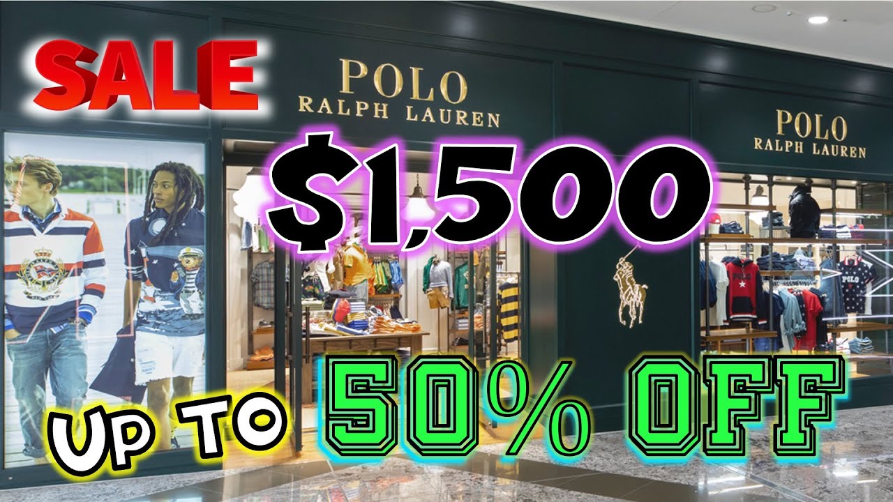 $1,500 HAUL at the Polo Ralph Lauren Outlet Store- Polo Shopping Spree using a 25% Coupon