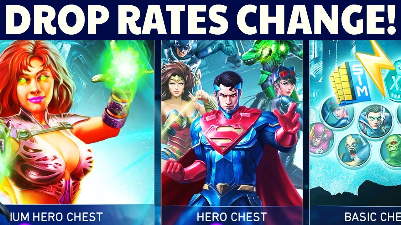 Injustice 2 Mobile. NEW DROP RATES. Super Mega Pack Opening. #riphandsomedevil