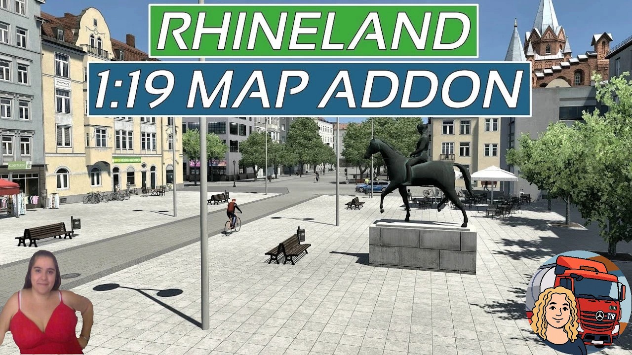 Euro Truck Simulator 2 (1.58) Rhineland Map v1.4.1 by Qule [1.58] New Version + DLC's & Mods