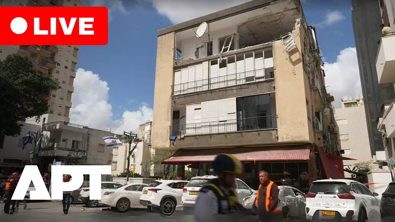 LIVE | Aftermath of Missile Strike in Israel | Massive Damage in Ramat Gan | APT