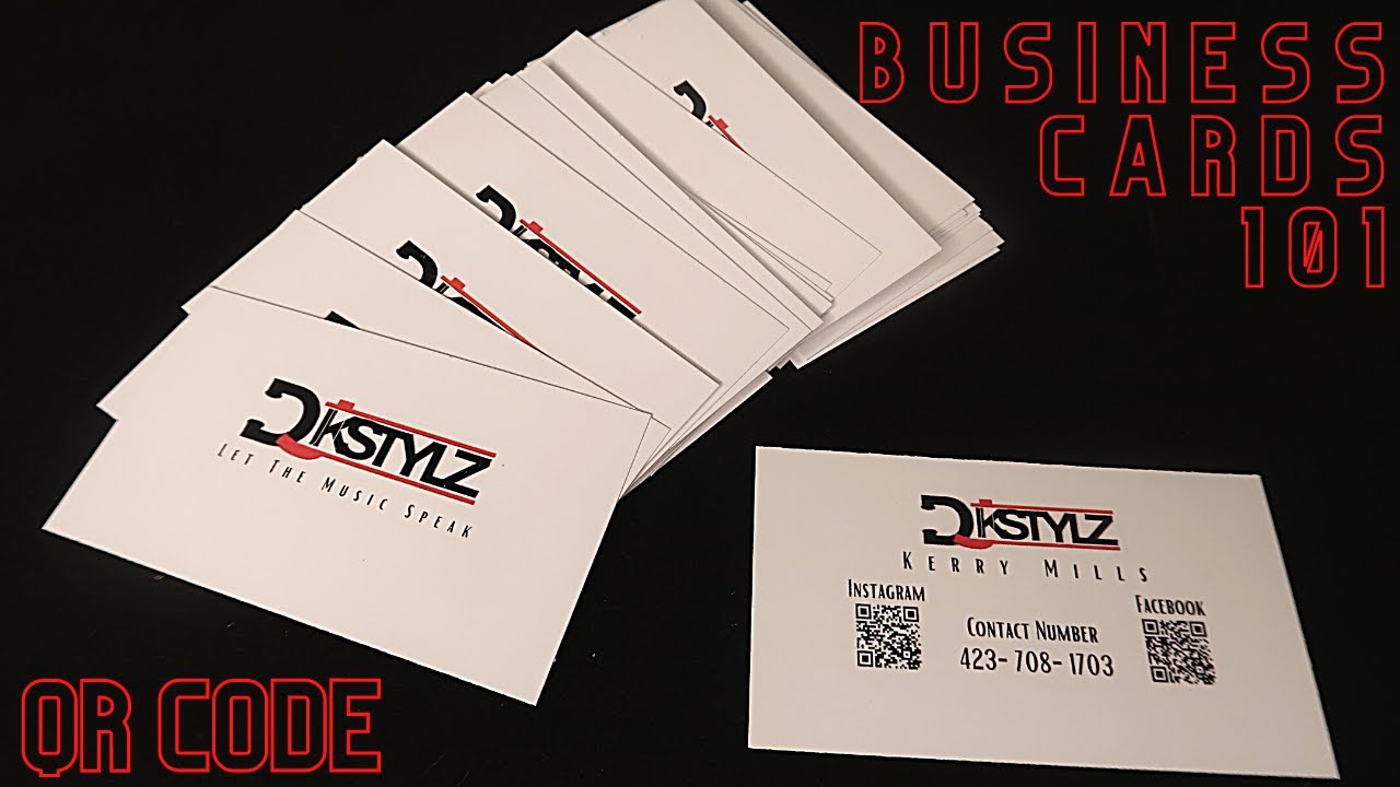 HOW TO MAKE BUSINESS CARDS (GLOSSY) |  QR CODE BUSINESS CARDS | ENTREPRENEUR HACKS
