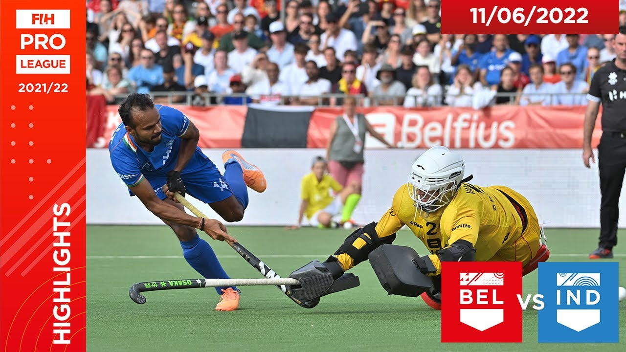 FIH Hockey Pro League, сезон 3: Бельгия против Индии (мужчины) — лучшие моменты первой игры