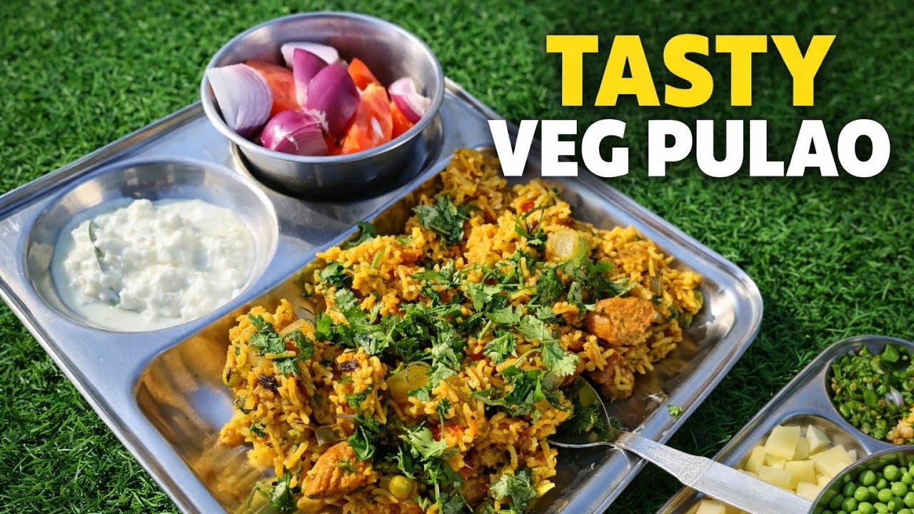 Ghar Jaisa Veg Pulao | Full Swad 🤤