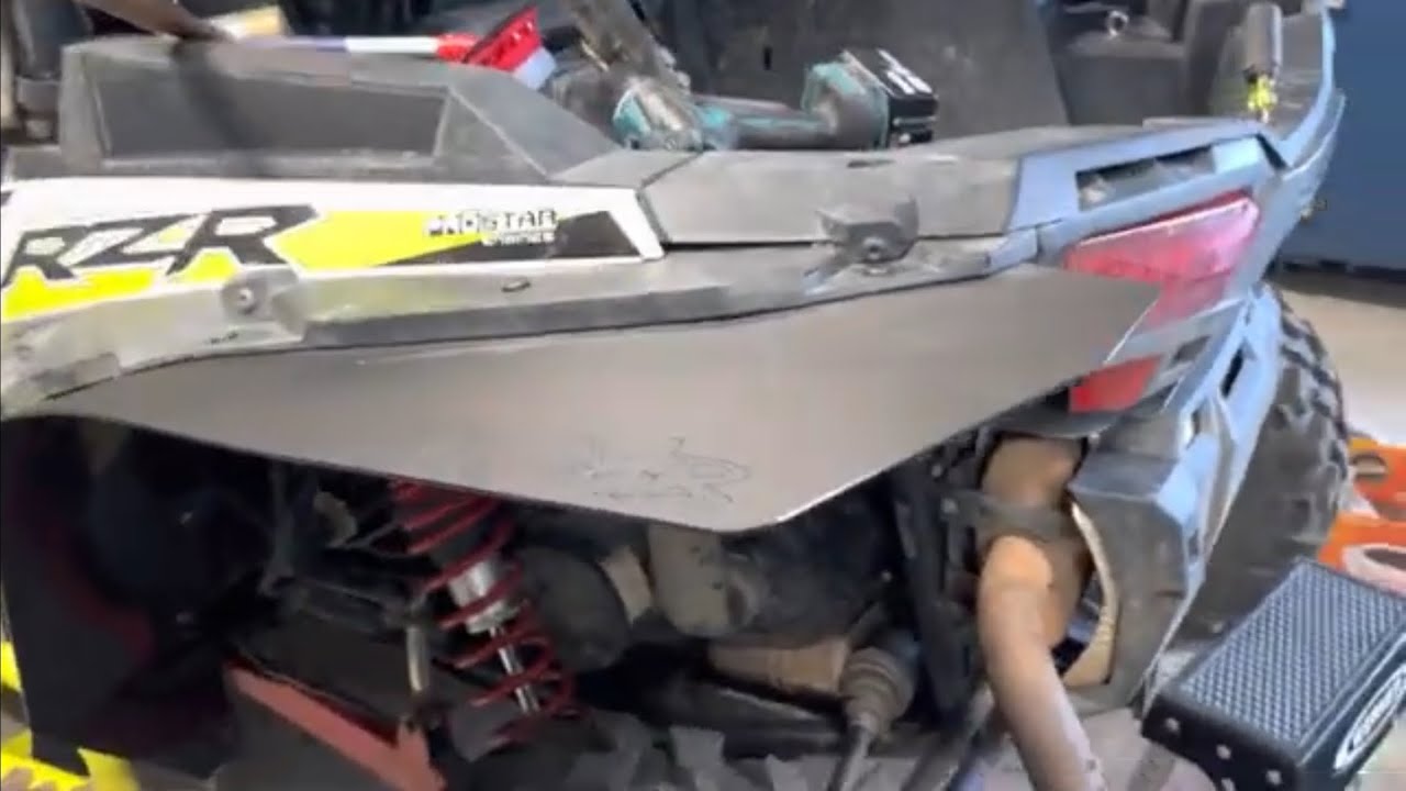 Polaris RZR Mud Busters Rear Fender Extension Installation Quick and Easy Install Video