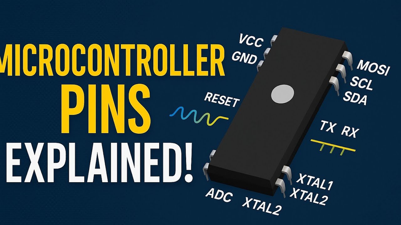 Microcontroller Pins Explained in 3 Minutes! 🔌 Beginner-Friendly Guide