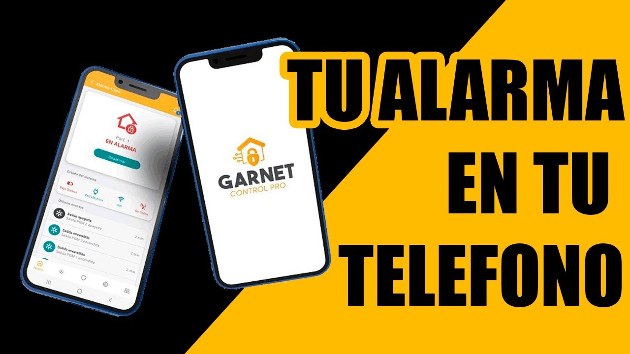 Monitorear tu alarma con GARNET CONTROL PRO - 2023