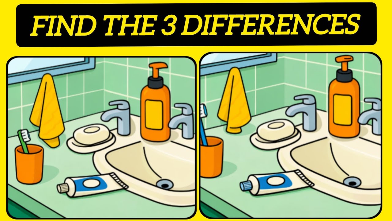 Spot The 3 Differences | Can You Find Them All ?  #video #viral #spotthedifference #16 
