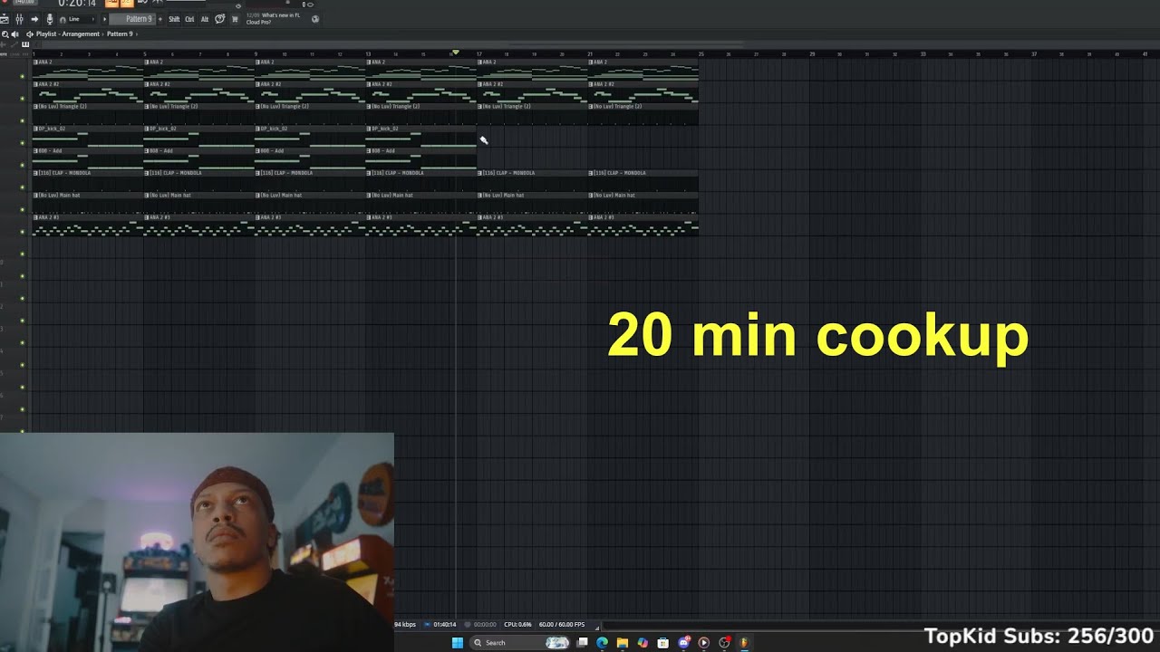 Jace! cooks up a beat in 20 minutes!