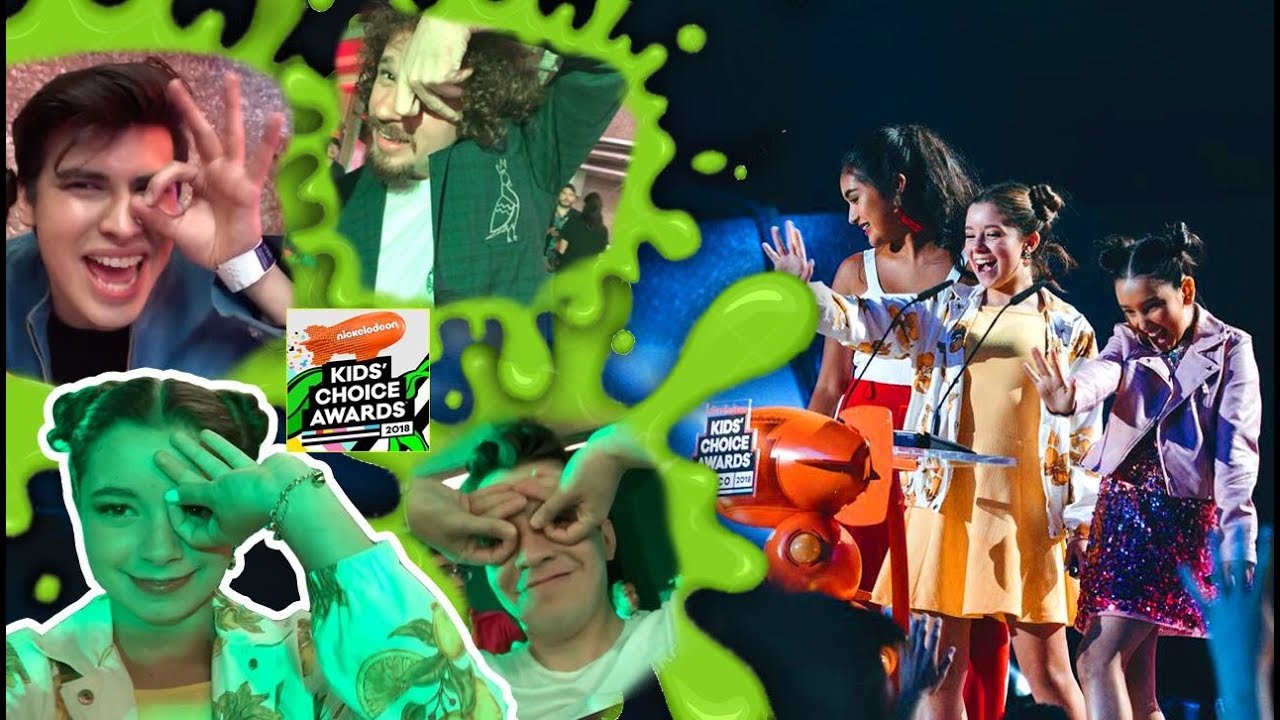 Presenté un premio con Gibby, Xime Ponch/ Kids Choice Awards 2018