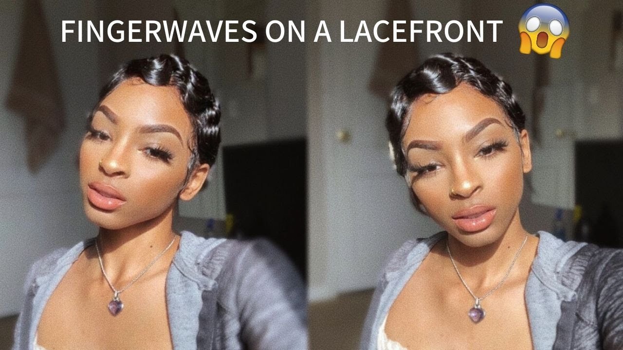 Fingerwaves On A Lace Front Wig 😍 (the EASY way) || Jewel Pray
