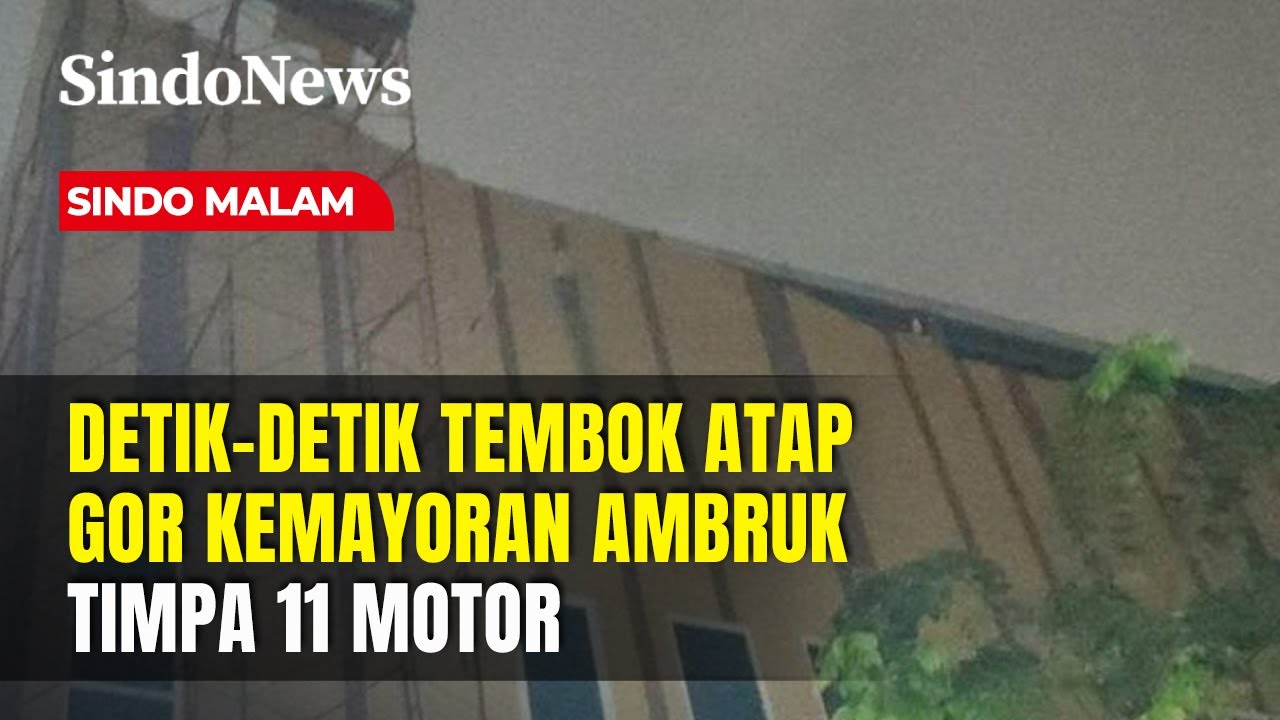 Cuaca Ekstrem Terjang Kemayoran, Atap GOR Serdang Ambruk Akibat Angin Kencang | Sindo Malam | 24/01