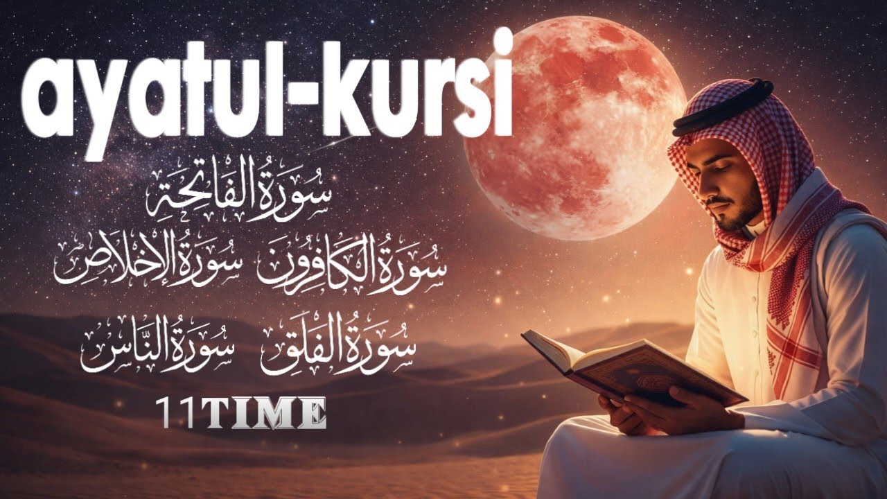 11 Martaba Ayatul Kursi | Surah Fatiha | 4 Qul | Powerful Tilawat | Own Voice