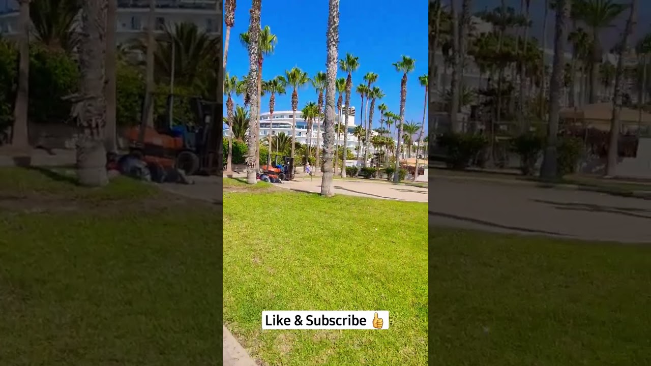 Walk from Del Duque to La caleta 🌞 #tenerife #holiday #travel #travel #family #beach #foryou #shorts