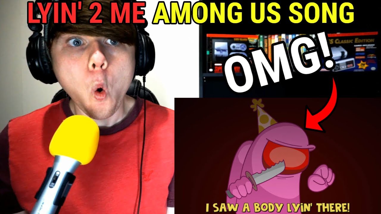 Lyin' 2 Me - Among Us Song @CG5 REACTION!