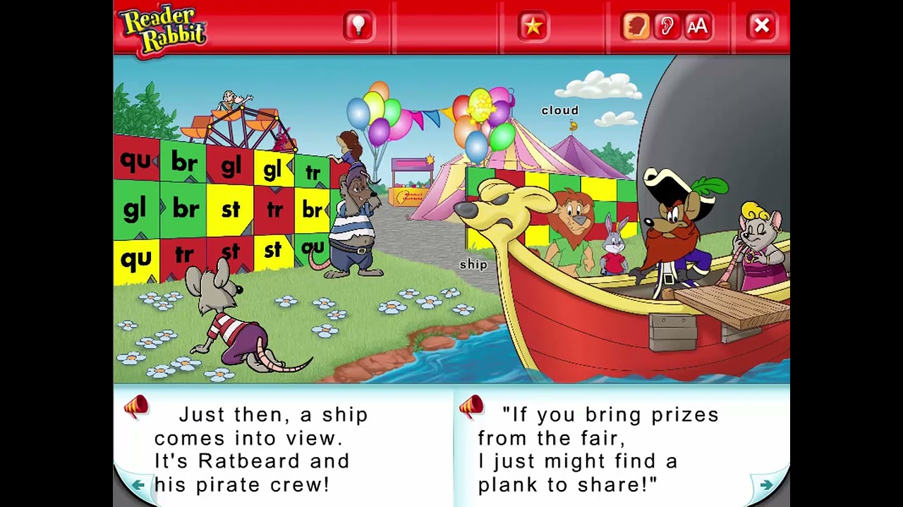 Reader Rabbit's High Flying Act Full Playthrough