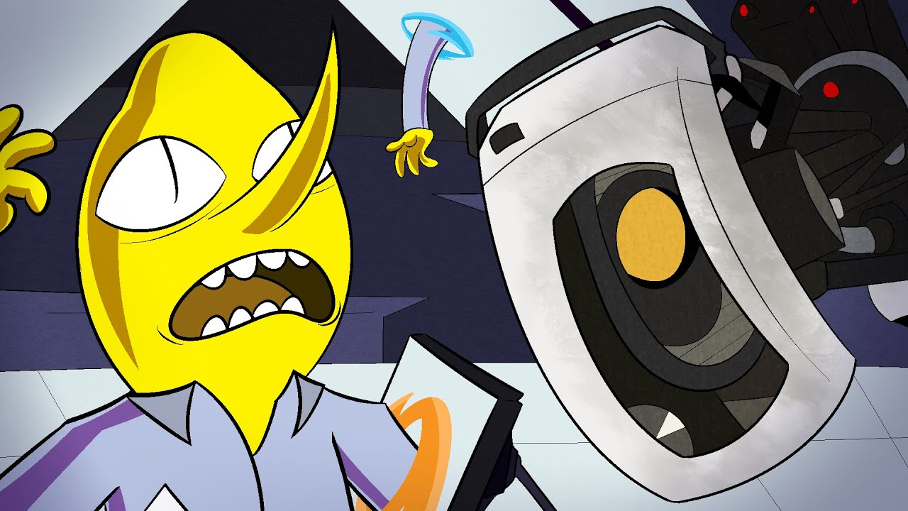 Lemongrab 3 vs GLaDOS - Rap Battle