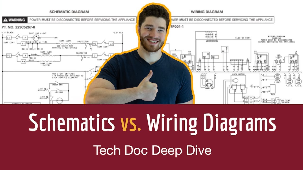 Schematics vs  Wiring Diagrams: which one to use when troubleshooting appliances?