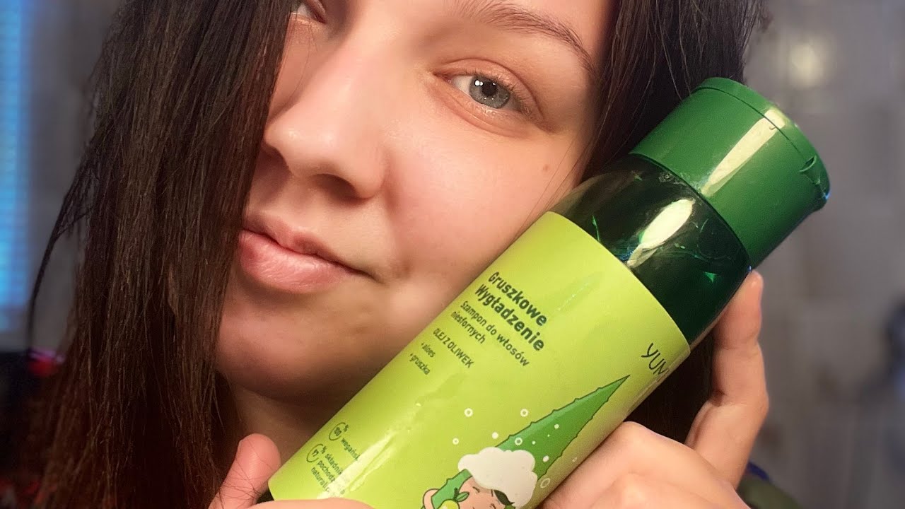 Nowy Ulubieniec do wlosów 💚Szok i niedowierzanie jak działa szampon Aloesowy marki Yumi 🪴💚
